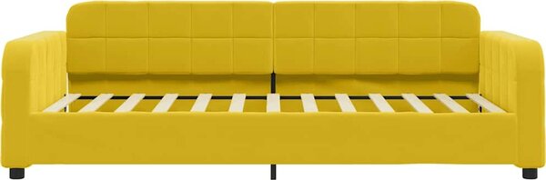 VidaXL Válenda s přistýlkou a zásuvkami samet, s přistýlkou a zásuvkou [3196975] Barva: Růžová, Velikost: 90 x 200 cm