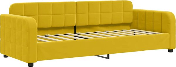 VidaXL Válenda s přistýlkou a zásuvkami samet, s přistýlkou a zásuvkou [3196975] Barva: Růžová, Velikost: 90 x 200 cm