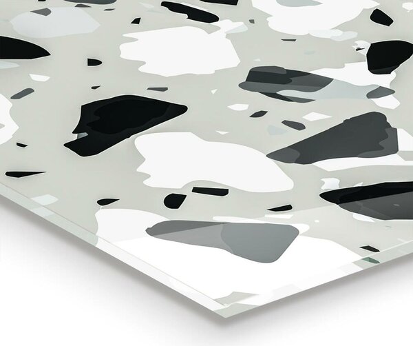 Skleněný panel Terrazzo textura teraca