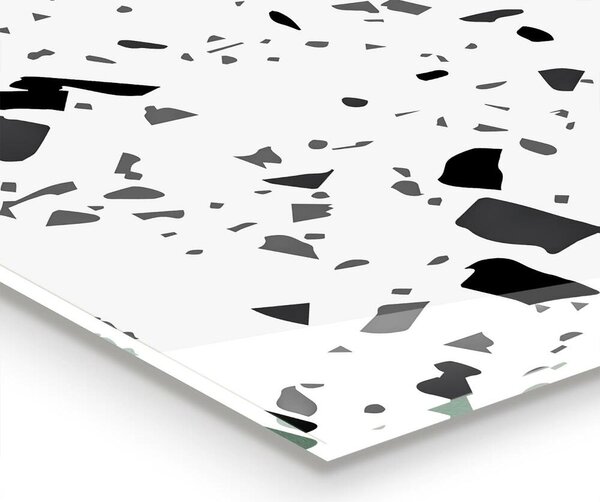 Skleněný panel Jednobarevné terrazzo