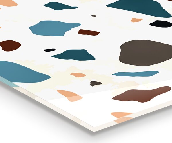 Skleněný panel Terrazzo kámen terrazzo