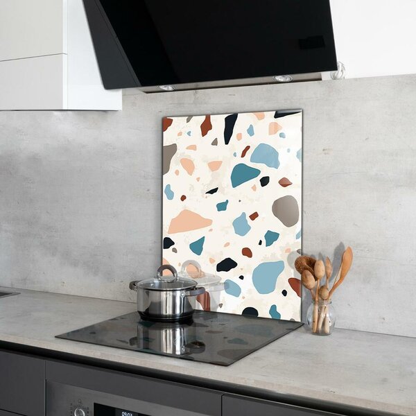 Skleněný panel Terrazzo kámen terrazzo