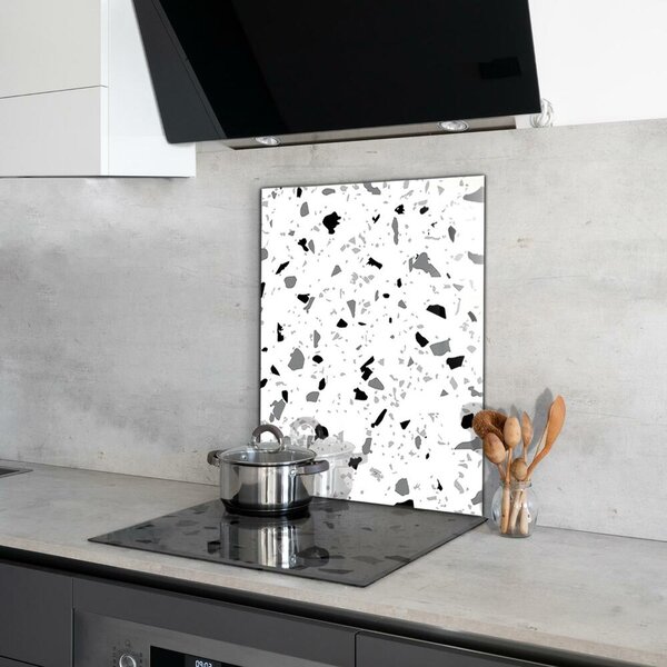 Skleněný panel Jednobarevné terrazzo