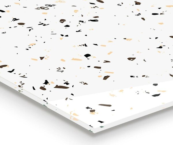 Skleněné obklady do kuchyně Jemné terrazzo terrazzo