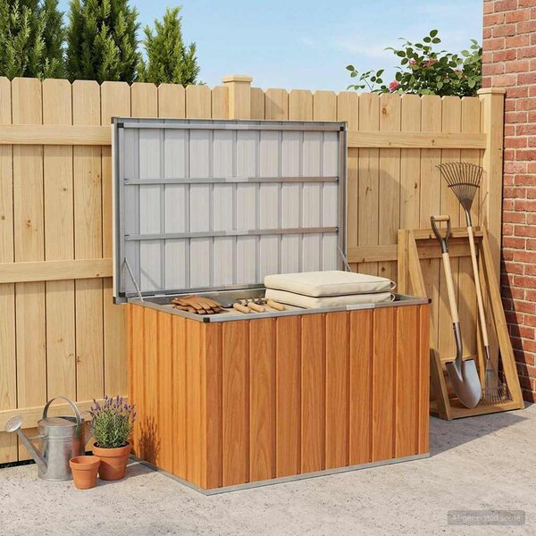 VidaXL Zahradní úložný box [46258] Barva: Zelená, Velikost: 171 x 99 x 93 cm
