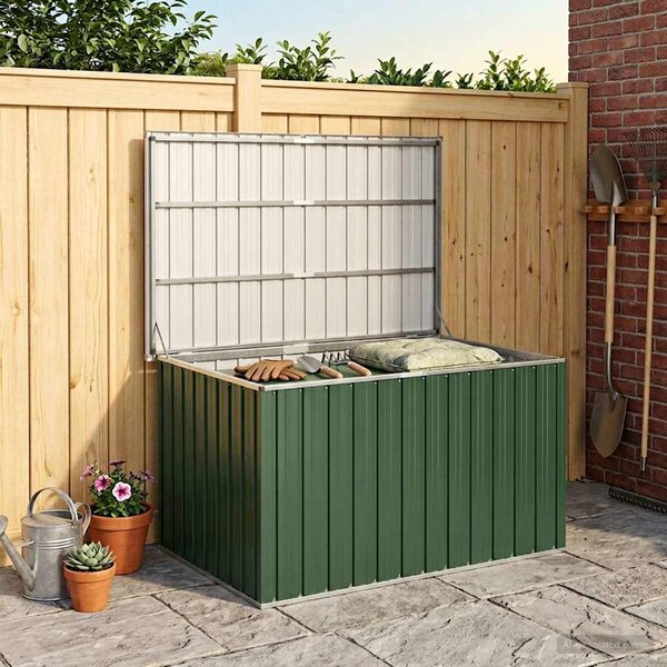VidaXL Zahradní úložný box [46258] Barva: Zelená, Velikost: 171 x 99 x 93 cm