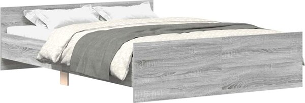VidaXL Rám postele bez matrace kompozitní dřevo [3203745] Barva: Bílá, Velikost: 90 x 190 cm (rám 193 x 93 x 50 cm)