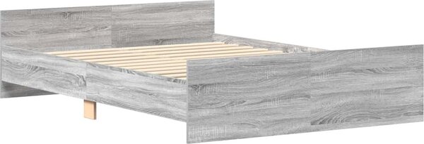 VidaXL Rám postele bez matrace kompozitní dřevo [3203745] Barva: Bílá, Velikost: 90 x 190 cm (rám 193 x 93 x 50 cm)