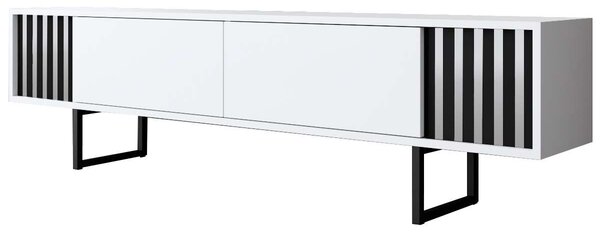 TV stolek/skříňka Chromonise (bílá + černá)