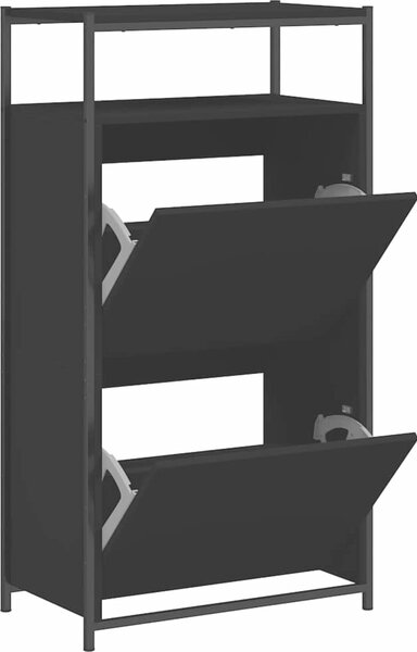 VidaXL Botník 60 x 34 x 112 cm kompozitní dřevo [840029] Barva: hnědý dub