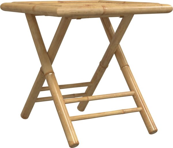 VidaXL Skládací zahradní stůl Ø bambus [365877] Velikost: 55 x 55 x 75 cm