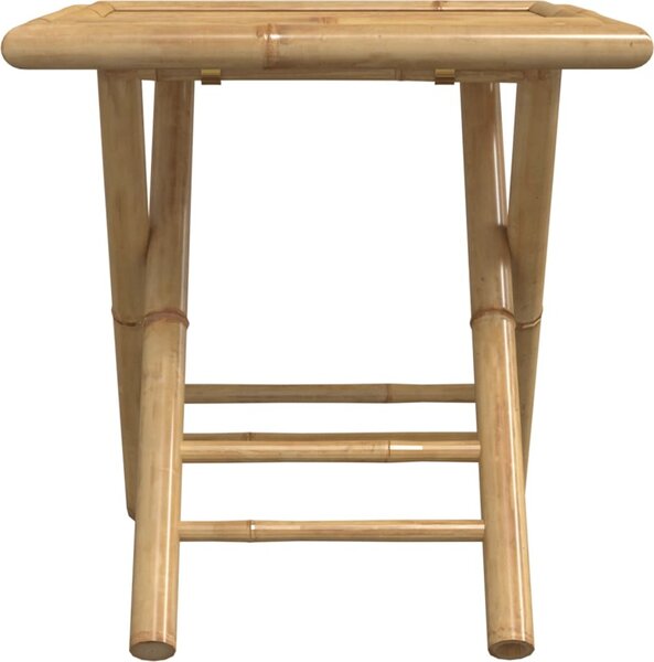VidaXL Skládací zahradní stůl Ø bambus [365877] Velikost: 55 x 55 x 75 cm