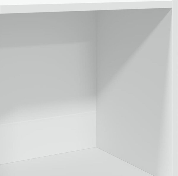 VidaXL Knihovna 40x30x189 cm kompozitní dřevo [857885] Barva: Bílá