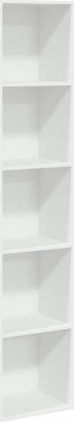 VidaXL Knihovna 40x30x189 cm kompozitní dřevo [857885] Barva: Bílá