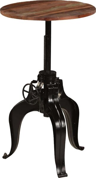 VidaXL Barový stůl z masivního recyklovaného dřeva 75 x (76–110) cm [245267] Velikost: 75 x (76-110) cm