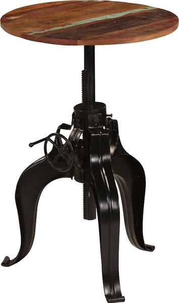 VidaXL Barový stůl z masivního recyklovaného dřeva 75 x (76–110) cm [245267] Velikost: 75 x (76-110) cm