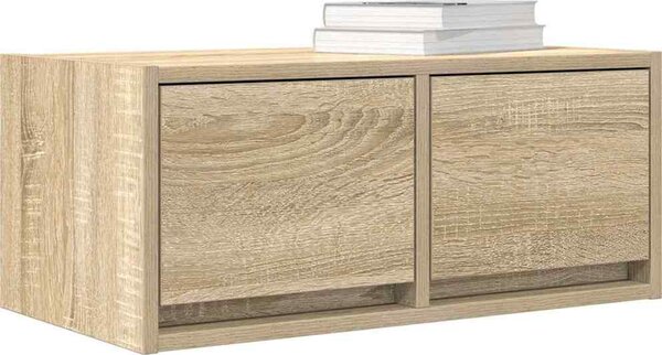 VidaXL TV skříňky 2 ks Dřevěná konstrukce [861495] Barva: Betonová šedá, Velikost: 60 x 31 x 25.5 cm