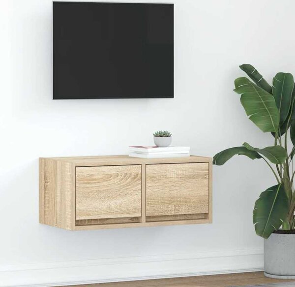VidaXL TV skříňka kompozitní dřevo [861506] Barva: Staré dřevo, Velikost: 60 x 31 x 25.5 cm