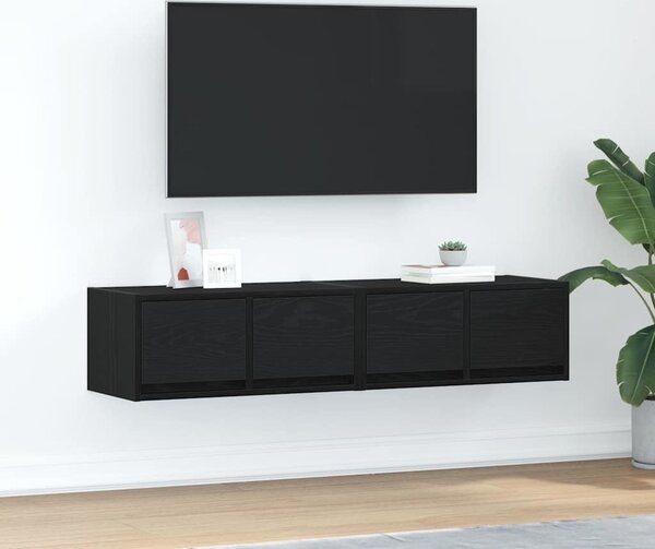 VidaXL TV skříňky 2 ks Dřevěná konstrukce [861495] Barva: Betonová šedá, Velikost: 60 x 31 x 25.5 cm