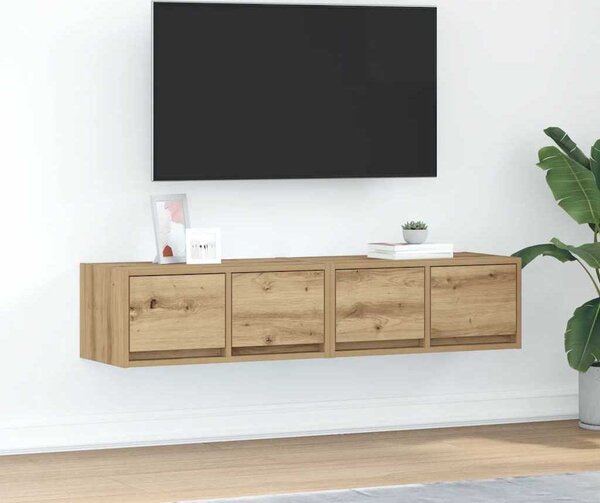 VidaXL TV skříňky 2 ks Dřevěná konstrukce [861495] Barva: Betonová šedá, Velikost: 60 x 31 x 25.5 cm