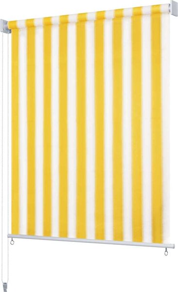 VidaXL Venkovní roletová žaluzie 90 % blokování UV [43451] Barva: Modrá, Velikost: 160 x 230 cm