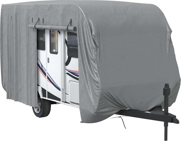 VidaXL Krycí plachta na karavan šedá netkaná textilie [4015865] Velikost: 550 x 250 x 220 cm