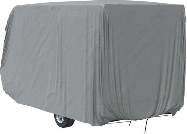 VidaXL Krycí plachta na karavan šedá netkaná textilie [4015865] Velikost: 550 x 250 x 220 cm