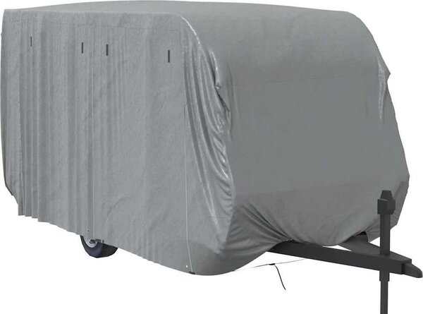VidaXL Krycí plachta na karavan šedá netkaná textilie [4015865] Velikost: 550 x 250 x 220 cm