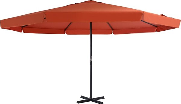 VidaXL Zahradní slunečník s hliníkovou tyčí [47369] Barva: Zelená, Velikost: 500 cm