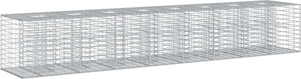 VidaXL Gabionový vyvýšený záhon Pozinkovaná ocel, průměr drátu 35 mm [3422230] Velikost: 50 x 50 x 80 cm