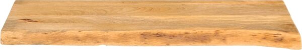 VidaXL Stolní deska živá hrana masivní mangovník [370430] Barva: Přírodní, Velikost: 110 x 20 x 2.5 cm