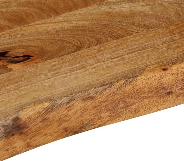 VidaXL Stolní deska živá hrana masivní mangovník [370430] Barva: Přírodní, Velikost: 110 x 20 x 2.5 cm