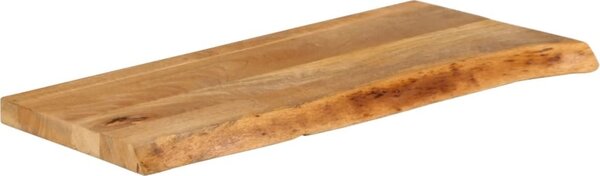 VidaXL Stolní deska živá hrana masivní mangovník [370430] Barva: Přírodní, Velikost: 110 x 20 x 2.5 cm