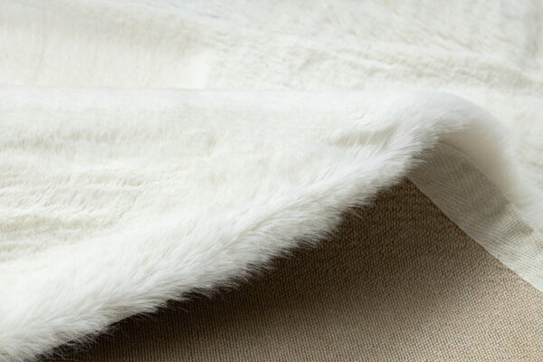 Koberec TEDDY NEW wool 45 krémový, kruh