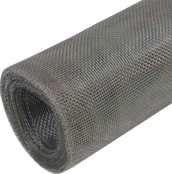 VidaXL Síť proti hmyzu nerezová ocel stříbrná [142259] Velikost: 100 x 500 cm