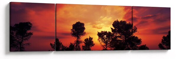 Obraz západu slunce (170x50 cm)