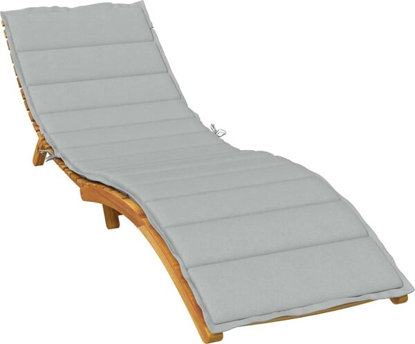 VidaXL Poduška na lehátko vínová melanž textil [4002502] Barva: melanžová tmavě šedá, Velikost: 200 x 60 x 4 cm