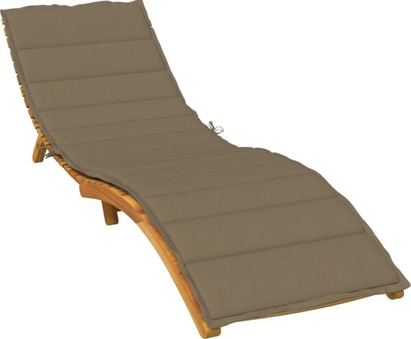 VidaXL Poduška na lehátko vínová melanž textil [4002502] Barva: melanžová tmavě šedá, Velikost: 200 x 60 x 4 cm