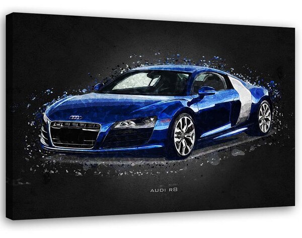 Obraz na plátně Audi R8 - Gab Fernando Rozměry: 60 x 40 cm