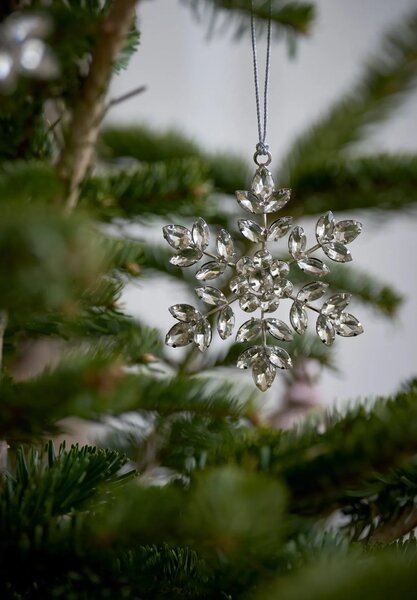 Lene Bjerre Skleněná ozdoba Ada Snowflake - 10 cm LB326