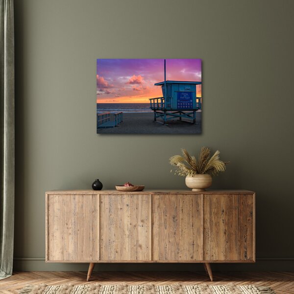 Obraz z pláže Santa Monica (70x50 cm)