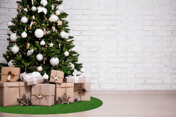 Mujkoberec Original Vánoční kruhový koberec pod stromeček Sporting - 150x150 (průměr) kruh cm