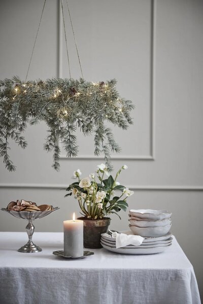 Lene Bjerre Věnec s LED světýlky Cedille - 60 cm LB222