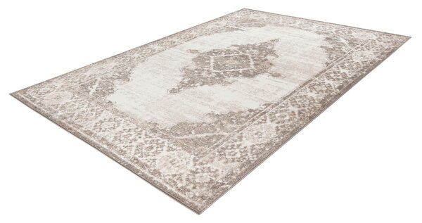 KOBEREC TKANÝ NA PLOCHO, 80/150 cm barvy stříbra, béžová Kayoom - Online Only koberce & rohožky, Online Only