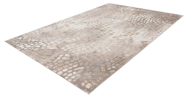 KOBEREC TKANÝ NA PLOCHO, 80/150 cm barvy stříbra, béžová Kayoom - Online Only koberce & rohožky, Online Only