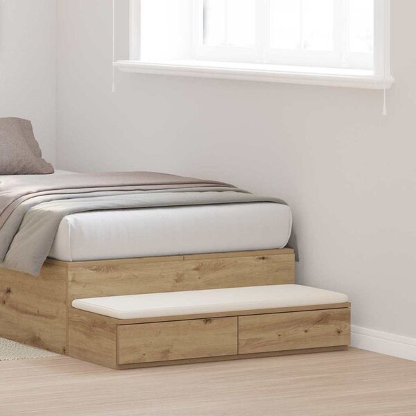 VidaXL Zásuvky pod postel se zásuvkou [866914] Barva: Bílá, Velikost: 120 x 36,5 x 16,5 cm