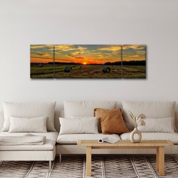 Obraz - Vesnické balíky (170x50 cm)