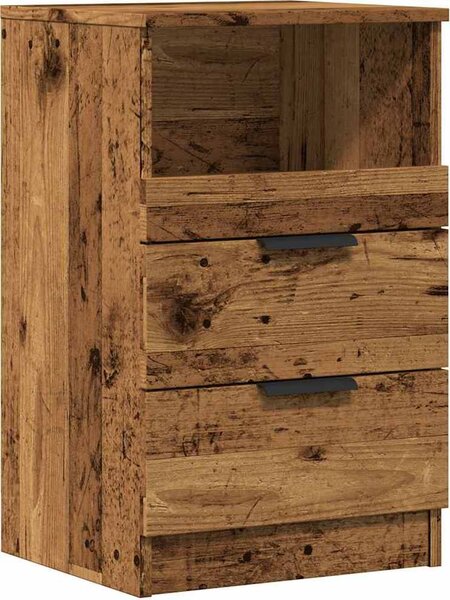 VidaXL Noční stolky 2 ks 40 x 36 x 65 cm kompozitní dřevo [856845] Barva: Bílá