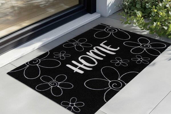 DVEŘNÍ ROHOŽKA, 45/75 cm černá Kayoom - Online Only koberce & rohožky, Online Only