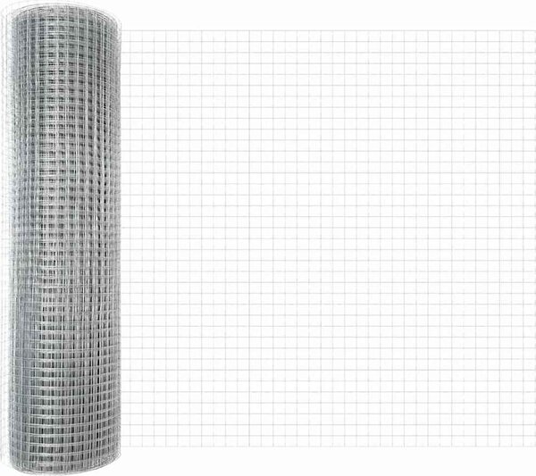 VidaXL Zemní upevnění svařované drátěné ploty [3351568] Barva: Zelená, Velikost plotu: 10 x 1,6 m (síť 1,2 x 1,2 cm)